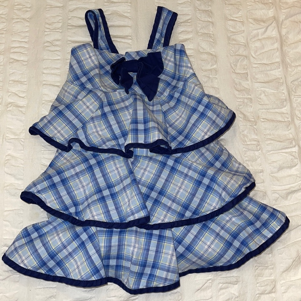 Glorimont Boutique Blue Plaid Dress